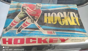 VINTAGE HOCKEY TABLE GAME CHEMOPLAST BRNO CZECHOSLOVAKIA IN ORIG. BOX HOKEJ 1976 - Picture 1 of 23