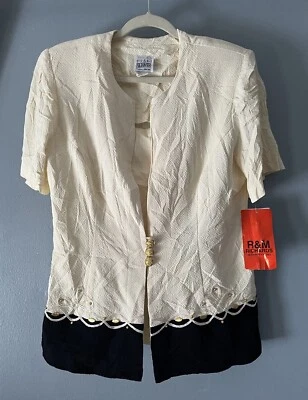 Chaqueta R&M Richards by Karen Kwong 14 De Colección Nueva Con Etiquetas Foto 1 de 4