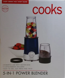 Mezcladora y amoladora eléctrica de 5 pulgadas a 1 Midnight Blue Cook's - Imagen 1 de 3