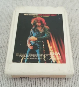 Neil Diamond – Hot August Night / MCA Records – MCAT2-8000/ 8 Track - Picture 1 of 4