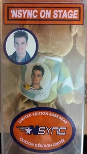 Nsync JC Plush Teddy Bear Collectible Limited Edition Rare Bear New - Picture 1 of 1
