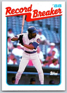 1989 Topps Andre Dawson #4 Chicago Cubs