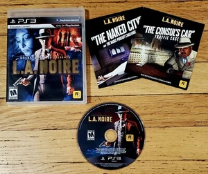 L.A. Noire Sony Playstation 3 PS3 Black Label 2011 No Manual Tested - Picture 1 of 6