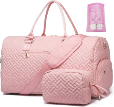Bolsas De Viaje Para Mujeres Bolso De Mano Para Fin De Semana Bolsa Deportiva - Imagem 1 de 4