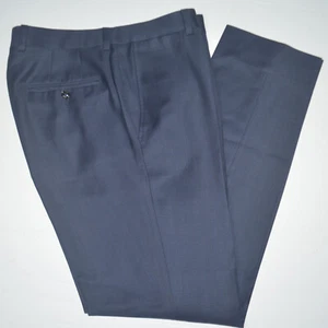 TED BAKER Jefferson Anzughose 100 % Wolle marineblau vorne flach 33 x 32 - Bild 1 von 4
