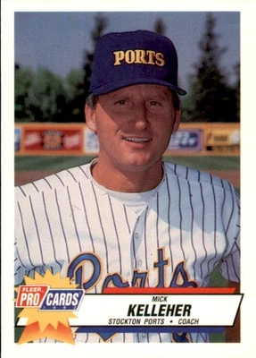 1993 Stockton Ports Fleer/ProCards #761 Mike Kelleher Hitting Coach Seattle WA - Image 1 of 2