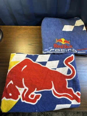 Vintage Red Bull Racing - Formula One Team Towel Official Merchandise Rare 90s - Image 1 of 4