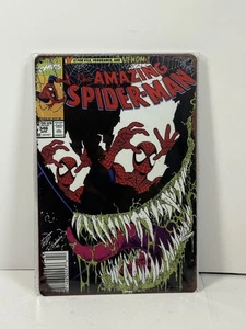 the amazing spiderman Metal Poster Marvel Comics Venom Spider-man - Picture 1 of 1