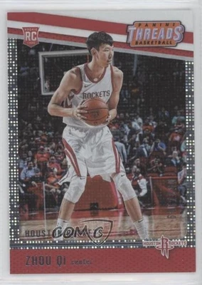 2017-18 Panini Threads Dazzle /199 Zhou Qi #91 Rookie RC - Image 1 of 2