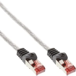 10x InLine Patchkabel, S/FTP (PiMf), Cat.6, transparent, 10m - Bild 1 von 2