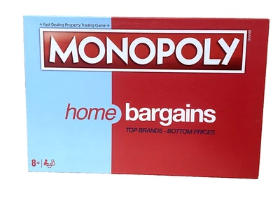 -Monopoly Home Bargains Edition Board Game Hasbro 2021 Complete - Image 1 of 4