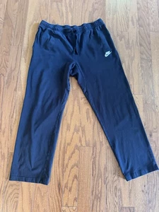 Felpa uomo vintage Nike XL blu con coulisse joggers cotone sportivo anni 90 - Foto 1 di 9