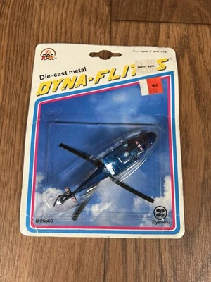 ZYLMEX Dyna-flites Plane Die Cast Metal Navy Helicopter #29360 sealed 1993 - Image 1 of 4