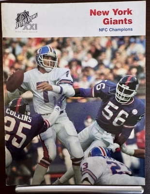 1987 Super Bowl XXI New York Giants Booklet Program NFC Champions ~ Memorabilia - Image 1 of 4