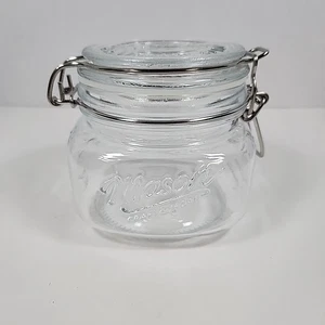 Small 4" Mason Craft & More Jar Cannister With Airtight Lid 15 Oz - Picture 1 of 9
