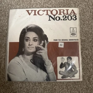 Victoria No 203 Vinyl Record 45 RPM EP Rare 1972 Bollywood Hindi Film Ost Indian - Picture 1 of 2