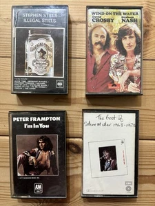 1970’s Cassettes x4 - Stephen Stills,Crosby & Nash,Steve Miller,Peter Frampton - Picture 1 of 7