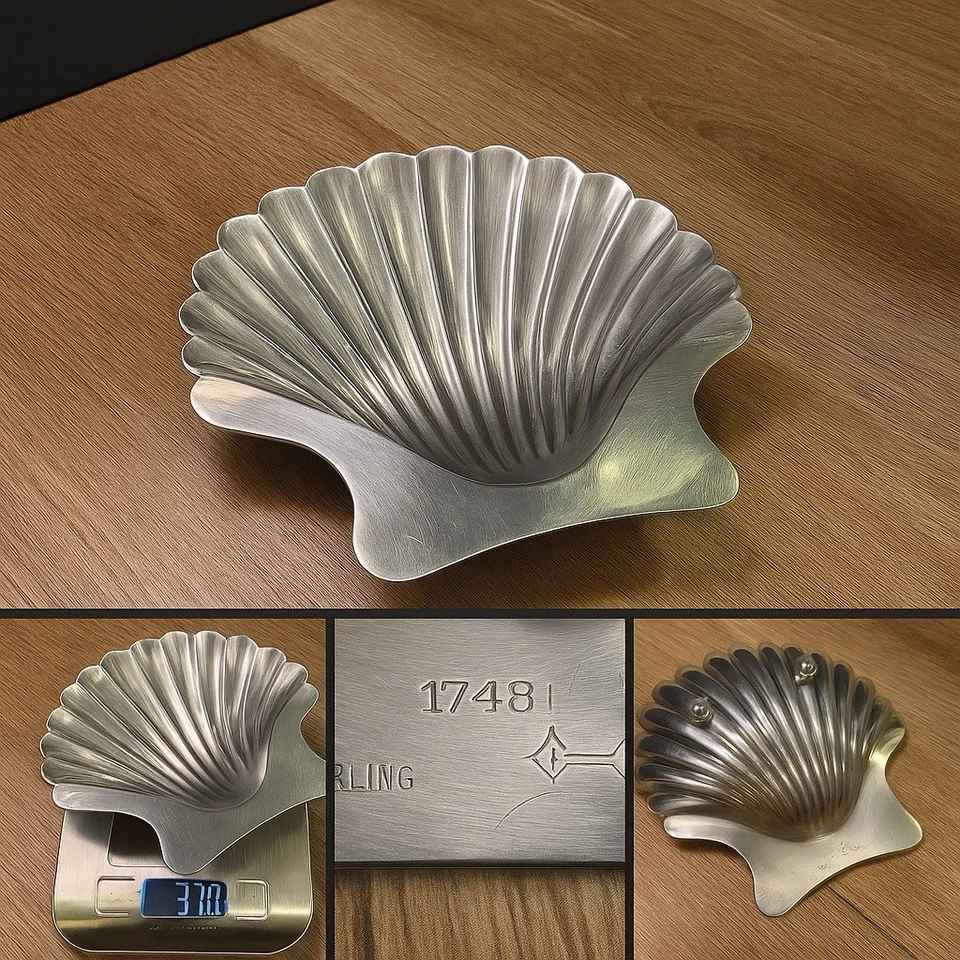 Plato Gorham de plata esterlina 1748 - 3,70 oz - patas vintage Foto 1 de 4