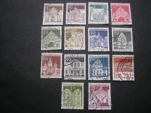 GERMANY sg1367-81 German Architecture 1964 full set of 15 XF Used - Picture 1 of 1