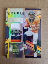 2023 Panini Plates & Patches Double Coverage Gold Marvin Mims /55 Broncos  !!!