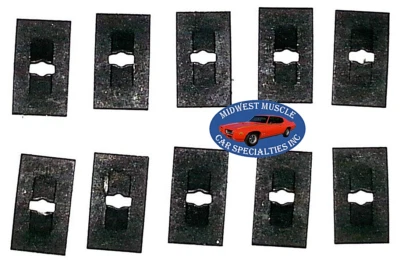 1/16" Stud Emblem Trim Molding Push Speed Nut For Chrysler Dodge Plymouth 10pc A - Image 1 of 4
