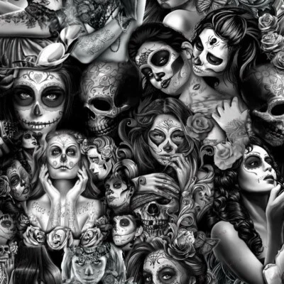 Chicas 22 - 18"x46" Hydrographic Film Hydro Dipping Dip Water Transfer - Image 1 of 4