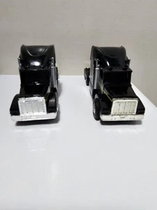 2 John Deere 5" toy Metal tractor trailers In Black. Good Condition. Cool Toy. - Picture 1 of 8
