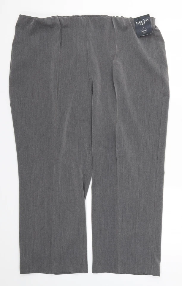 Bonmarche Womens Gold Polyester Blend Trousers Size 22 L25.5 in - Image 1 of 4