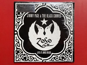 JIMMY PAGE & The Black Crowes Live at Jones Beach 10” Marble Vinyl RSD SEALED - Picture 1 of 5