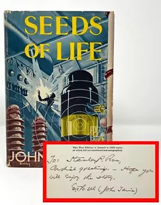 John Taine - Seeds of Life - SIGNED 1st 1st 1951 - Fantasy Press - NR - Imagen 1 de 8