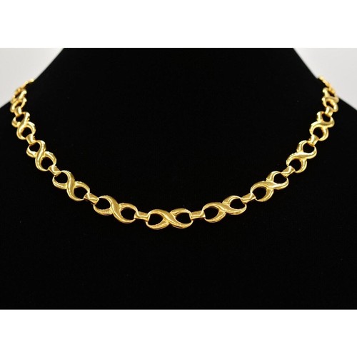 Givenchy Collana Vintage Catena Collare Legata Oro Grosso Audace Retrò Anni 80 BinY