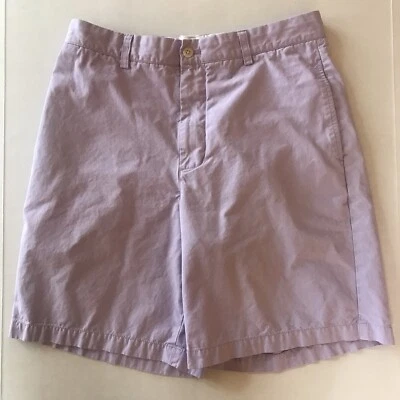 Pantalones Cortos Vineyard Vines Para Hombres Talla 32 Eslabones Pantalones Cortos Púrpura Algodón Golf Preppy Informales Foto 1 de 4