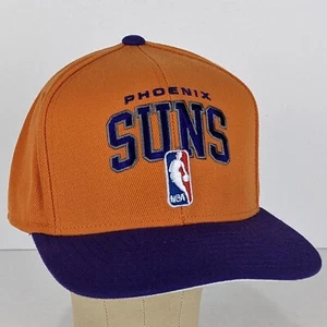 NBA Phoenix Suns Adidas Snapback Hat Official Draft Cap Spellout Orange Purple - Bild 1 von 10