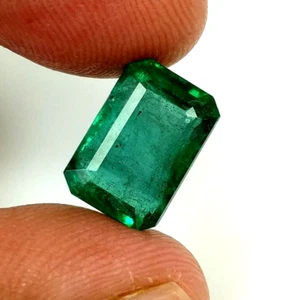 5.64ct Natural Emerald fine quality top green good luster amazing collection gem - Imagen 1 de 4