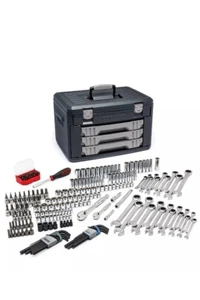 Gearwrench 80944 232-Piece 1/4", 3/8" Drive Metric SAE Mechanics Hand Tool (CC) - Picture 1 of 3