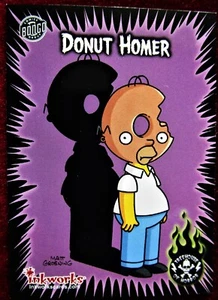 THE SIMPSONS - SIMPSONS MANIA! - Card #44 - "DONUT HOMER" - INKWORKS 2001 - Picture 1 of 2