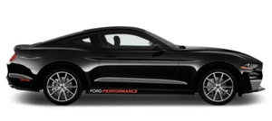 Calcomanía de rendimiento blanca/roja para parachoques de faldón lateral parabrisas Ford Mustang F-150 - Imagen 1 de 1