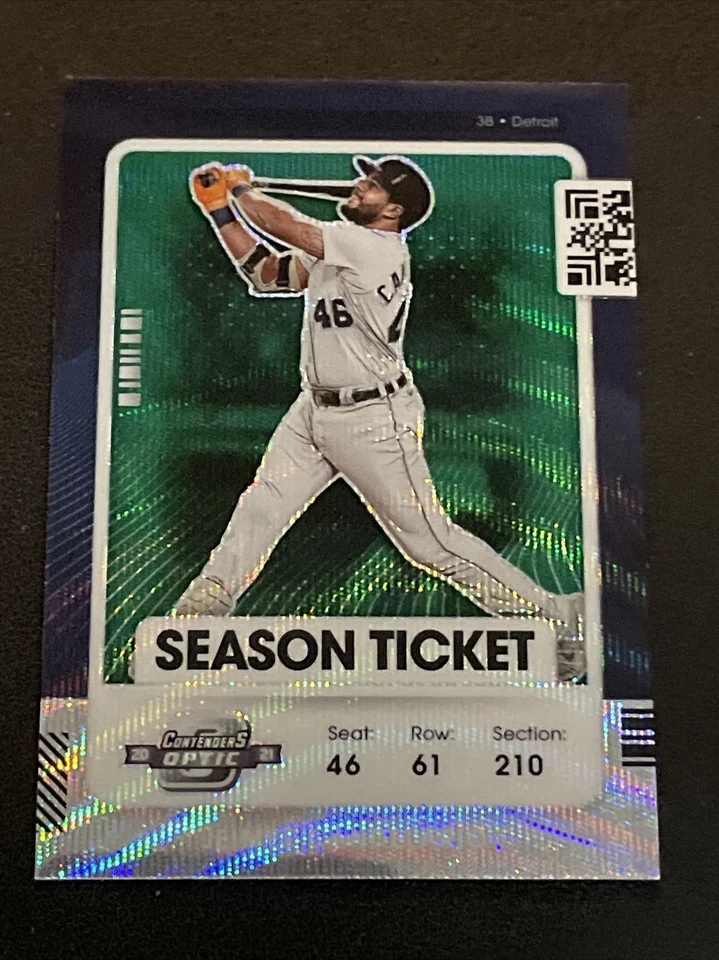 2021 Panini Contenders Optic JEIMER CANDELARIO Green Wave Parallel #78 - Image 1 of 1