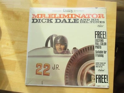 STILL SEALEDick Dale & His Del-Tones Checkered Flag 1963 Vinyl Capitol 1st Press - Image 1 of 4