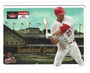 2001 FLEER PLATINUM GRANDSTAND GREATS #13 MARK McGWIRE CARDINALS MINT L@@K - Picture 1 of 1