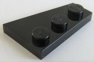 LEGO - Placa / Placa 3 x 2 izquierda (4 piezas), negro # 43723 - Imagen 1 de 1