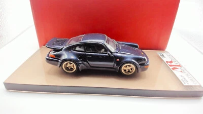 MR Collection 1/43  Porsche 911 964 Carrera Turbo S Coupe - Handmade Italy Blue - Image 1 of 4