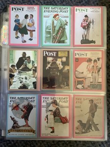 Norman Rockwell: Saturday Evening Post Trading card set: Base+Wood+Promo