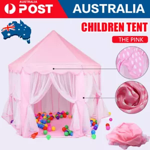 Children Kids Play Tent Fairy Princess Girls Boys Hexagon Playhouse House New - Picture 1 of 11