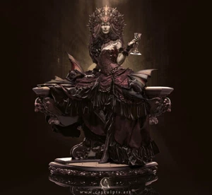 Isobel vampire quees 1/8 state diorama Unpainted resin model kit - Foto 1 di 6