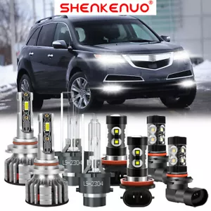 Faros antiniebla LED HID delanteros altos bajos DRL para Acura MDX 2007-2013 A8 - Imagen 1 de 21