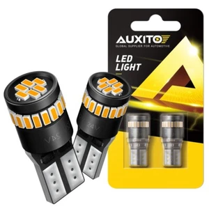 2X T10 Cob Amber Led Light Interior Wedge Globe Car Tail Parking Plate Light - Picture 1 of 11