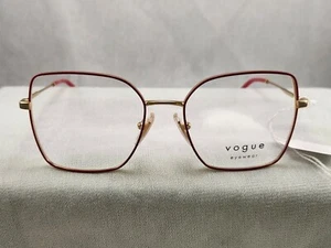 VOGUE VO4274 GAFAS de metal 51-17-135 color 280 rojo sobre dorado con estuche - Imagen 1 de 4