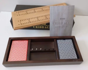 Premier Classic Game Collection Wooden Cribbage Set Never Played Family Time - Picture 1 of 5
