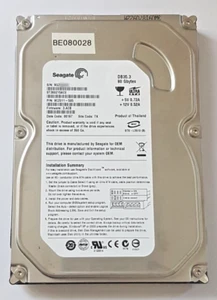 80 GB Ide Seagate DB35.3 ST380215ACE Pata 7200rpm 2MB HDD 3.5 " Internal Hard - Picture 1 of 1